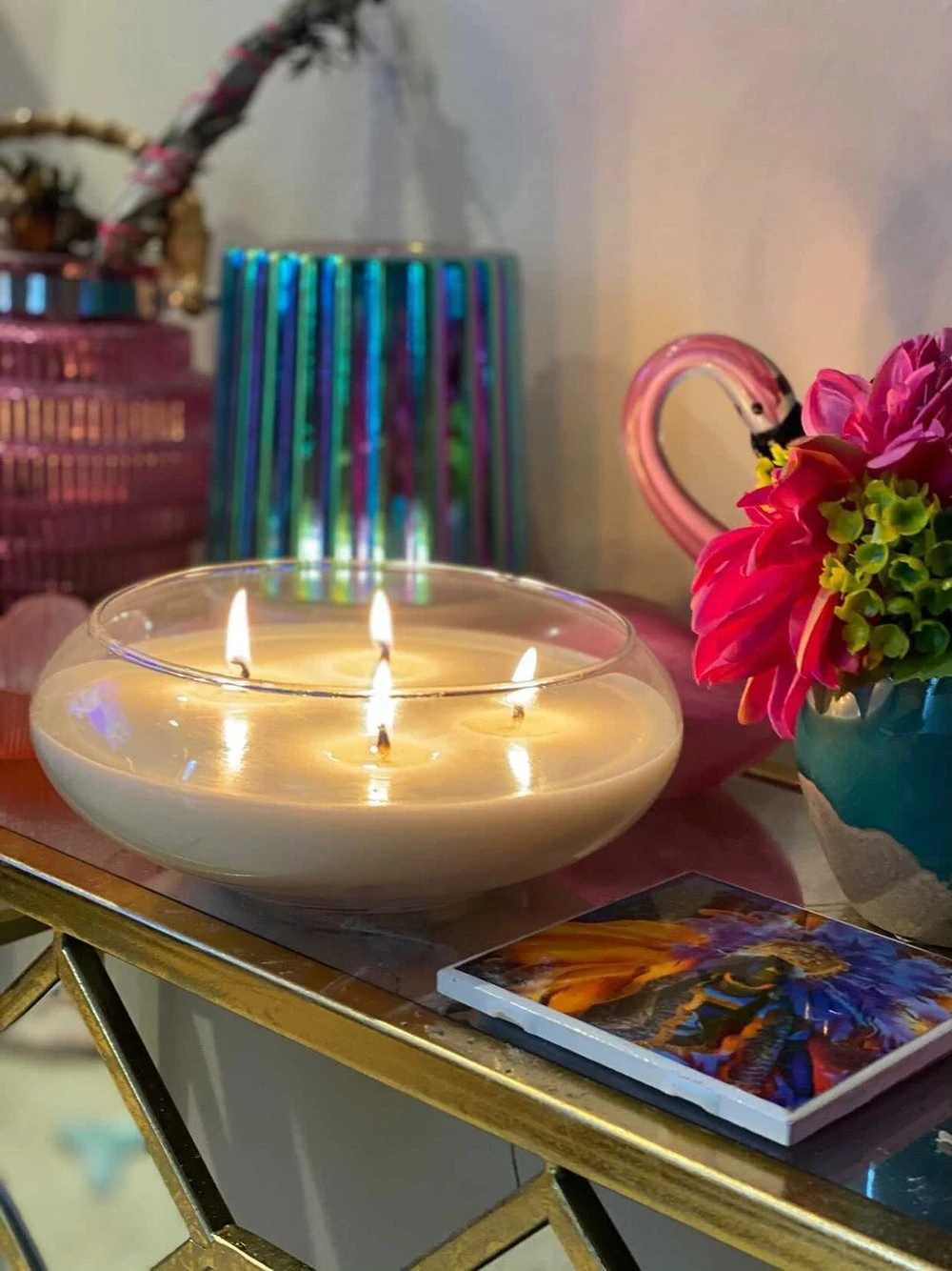 Image of 40oz ARMX Lux 4-Wick Candle Bowl